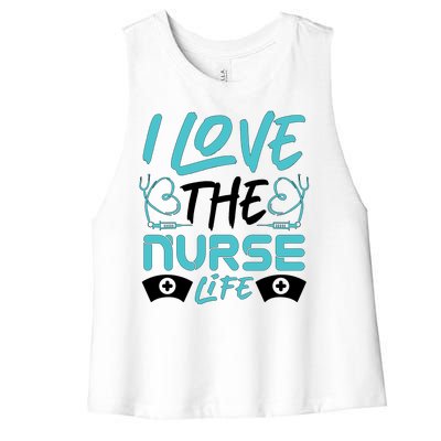 I love The Nurse Life Women's Racerback Cropped Tank