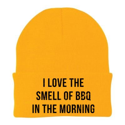 I Love The Smell Of BBQ In The Morning Knit Cap Winter Beanie