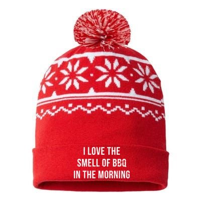 I Love The Smell Of BBQ In The Morning USA-Made Snowflake Beanie