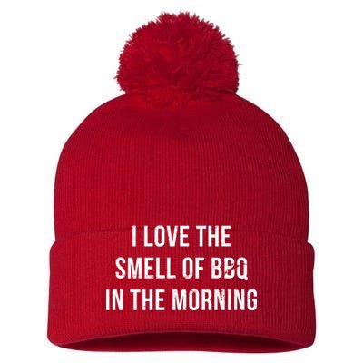 I Love The Smell Of BBQ In The Morning Pom Pom 12in Knit Beanie