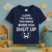 I Love The Sound You Make When You Shut Up Toddler T-Shirt