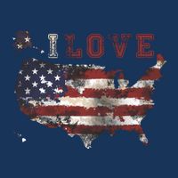 I Love The United States Bucket Hat