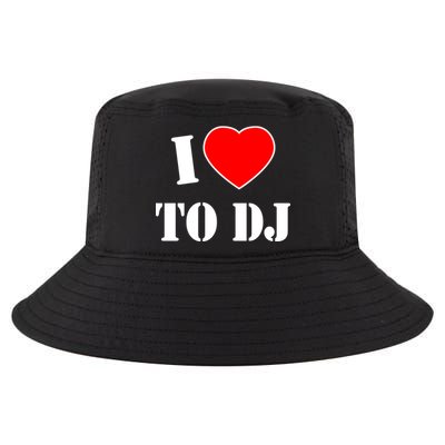 I Love To DJ Cool Comfort Performance Bucket Hat