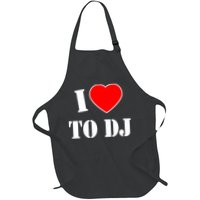I Love To DJ Apron