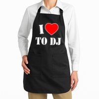 I Love To DJ Apron