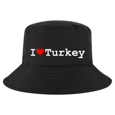 I Love Turkey Cool Comfort Performance Bucket Hat