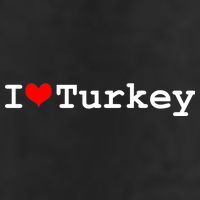 I Love Turkey 7 Panel Mesh Trucker Snapback Hat