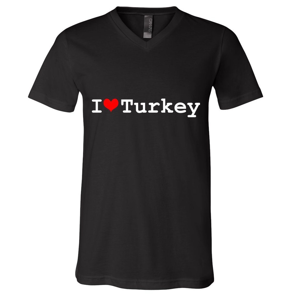 I Love Turkey V-Neck T-Shirt