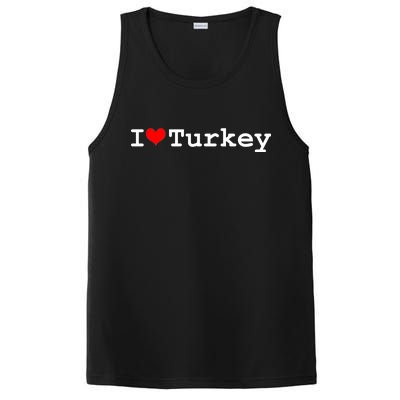 I Love Turkey PosiCharge Competitor Tank