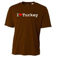 I Love Turkey Cooling Performance Crew T-Shirt