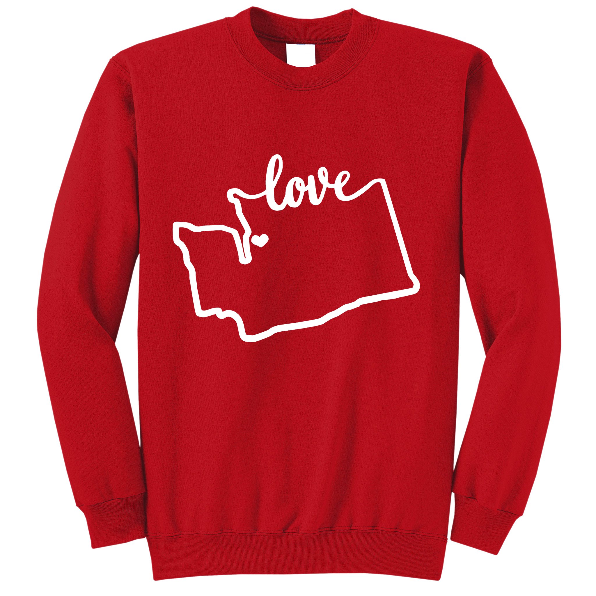 I Love Washington State Sweatshirt