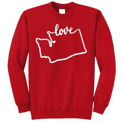 I Love Washington State Sweatshirt