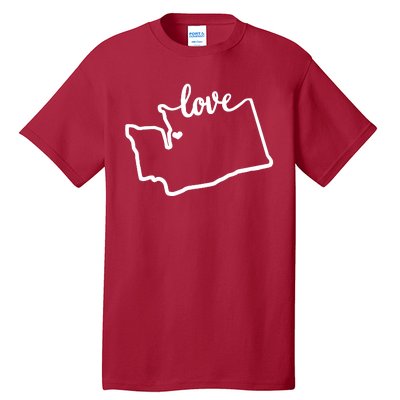 I Love Washington State Tall T-Shirt