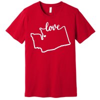 I Love Washington State Premium T-Shirt