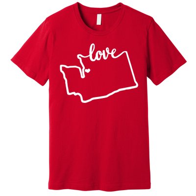 I Love Washington State Premium T-Shirt