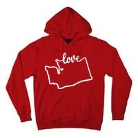 I Love Washington State Tall Hoodie