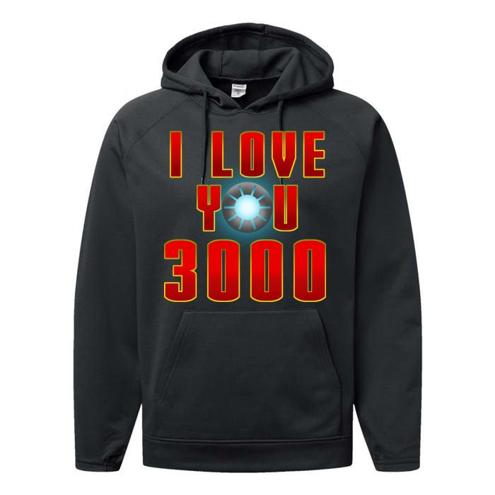 I Love You 3000 Performance Fleece Hoodie