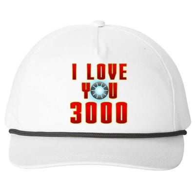 I Love You 3000 Snapback Five-Panel Rope Hat