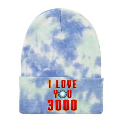 I Love You 3000 Tie Dye 12in Knit Beanie