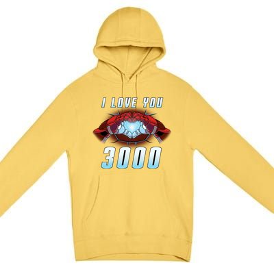 I Love You 3000 Superhero Premium Pullover Hoodie