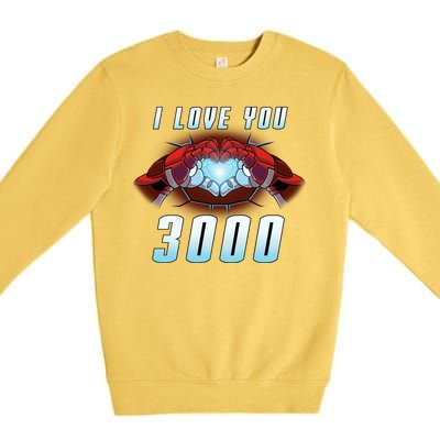 I Love You 3000 Superhero Premium Crewneck Sweatshirt