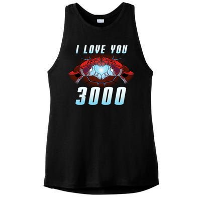 I Love You 3000 Superhero Ladies PosiCharge Tri-Blend Wicking Tank