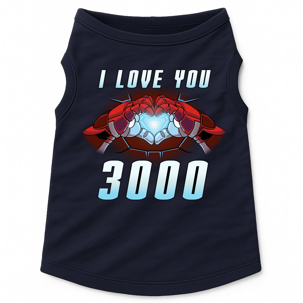 I Love You 3000 Superhero Doggie Tank