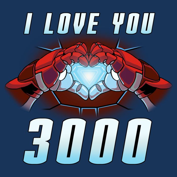 I Love You 3000 Superhero Cooling Performance Crew T-Shirt