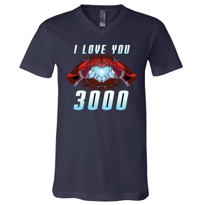 I Love You 3000 Superhero V-Neck T-Shirt