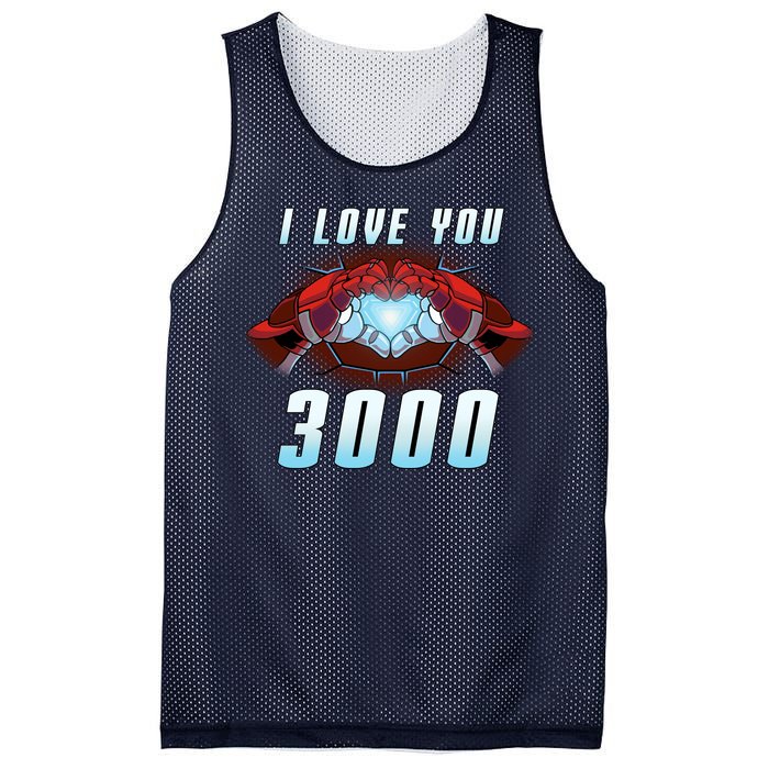 I Love You 3000 Superhero Mesh Reversible Basketball Jersey Tank