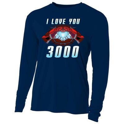 I Love You 3000 Superhero Cooling Performance Long Sleeve Crew