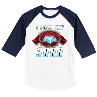 I Love You 3000 Superhero Baseball Sleeve Shirt