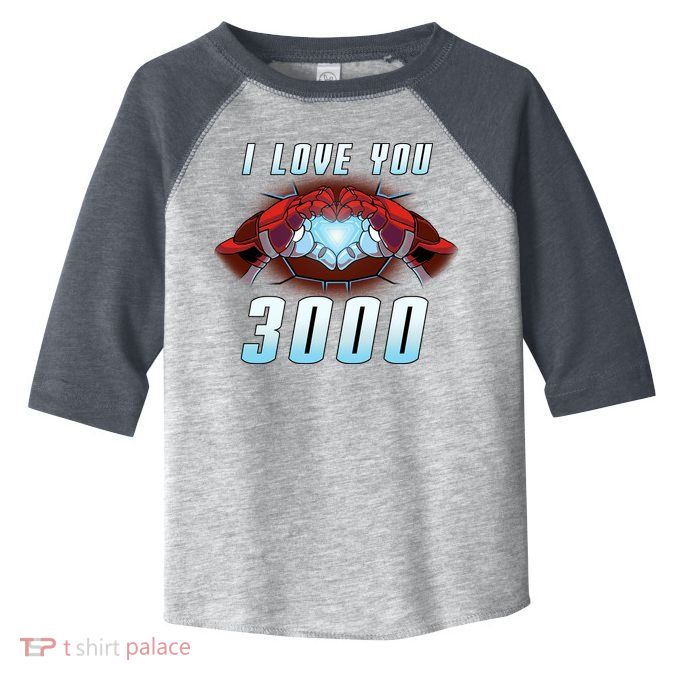 I Love You 3000 Superhero Toddler Fine Jersey T-Shirt