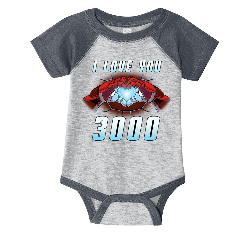 I Love You 3000 Superhero Infant Baby Jersey Bodysuit