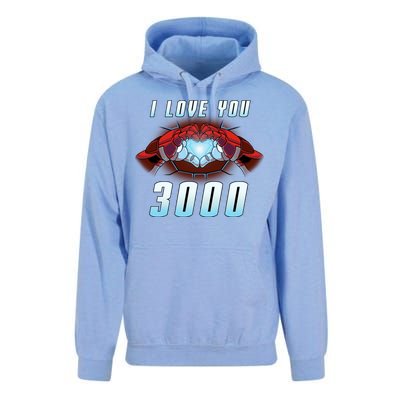 I Love You 3000 Superhero Unisex Surf Hoodie