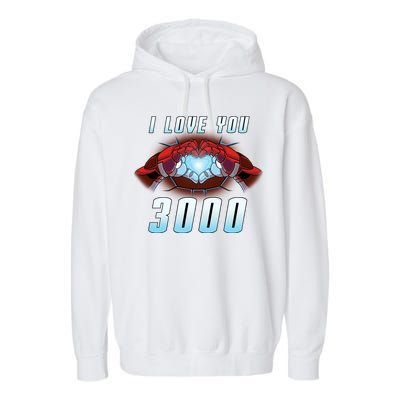 I Love You 3000 Superhero Garment-Dyed Fleece Hoodie