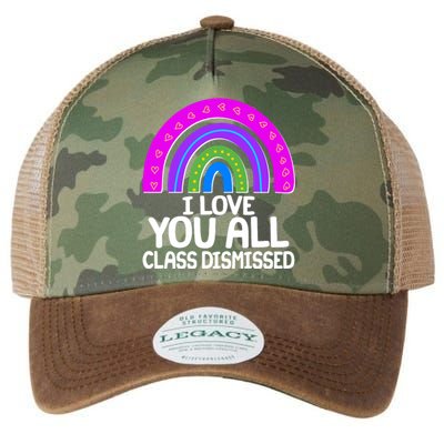 I Love You All Class Dismissed Rainbow Legacy Tie Dye Trucker Hat