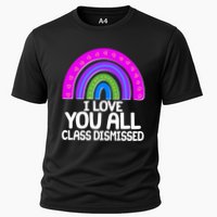I Love You All Class Dismissed Rainbow Cooling Performance Crew T-Shirt