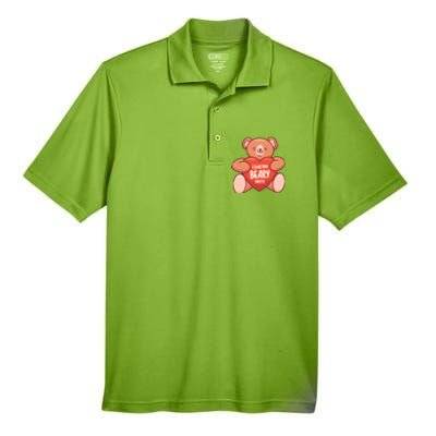 I Love You Beary Much Men's Origin Performance Pique Polo