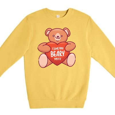 I Love You Beary Much Premium Crewneck Sweatshirt