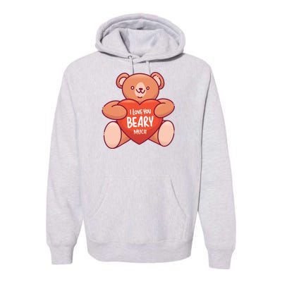 I Love You Beary Much Premium Hoodie