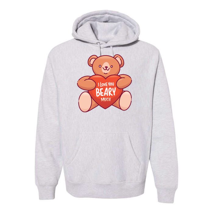 I Love You Beary Much Premium Hoodie