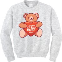 I Love You Beary Much Kids Sweatshirt