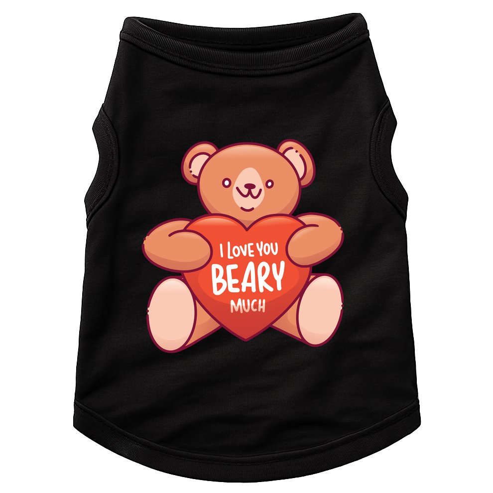 I Love You Beary Much Doggie Tank