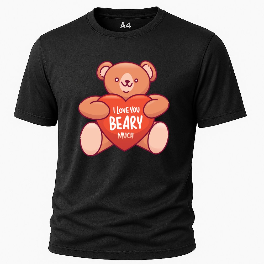 I Love You Beary Much Cooling Performance Crew T-Shirt