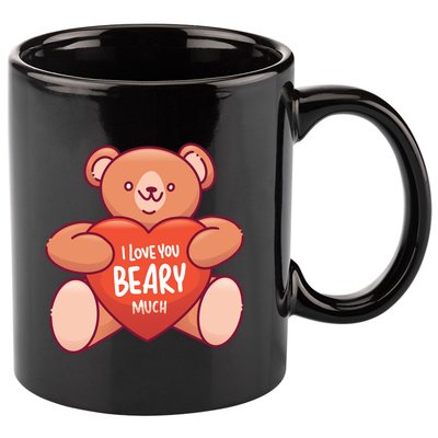 I Love You Beary Much 11oz C Handle Ceramic Mug