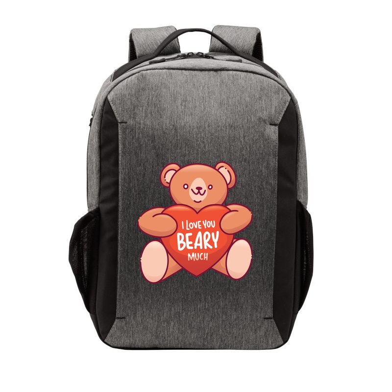 I Love You Beary Much Vector Backpack