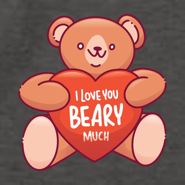 I Love You Beary Much Vector Backpack