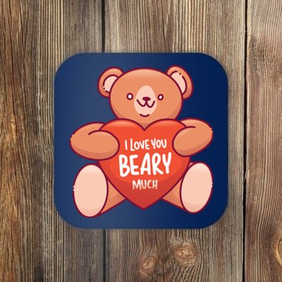 I Love You Beary Much Coaster