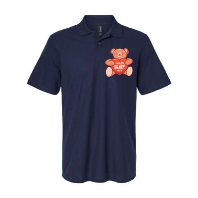 I Love You Beary Much Softstyle Adult Sport Polo